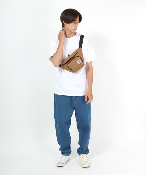 Carhartt(カーハート)の「carhartt(カーハート)WAIST PACK/ウエストバック/ボディバック メンズ レディース ユニセックス(ボディバッグ/ウエストポーチ・メンズ・ブラック/ブラウン・FREE)」の7枚目の写真
