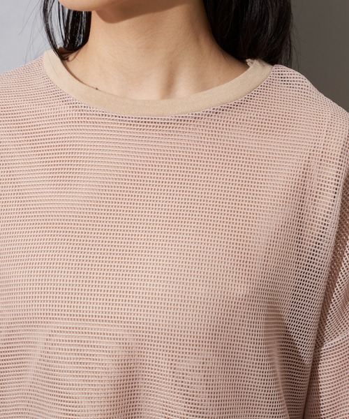 Libra Cue(リブラ キュー)の「ベーシックノースリーブカットソー(Tシャツ/カットソー・レディース・ブラック/ベージュ/アイボリー・FREE)」の7枚目の写真