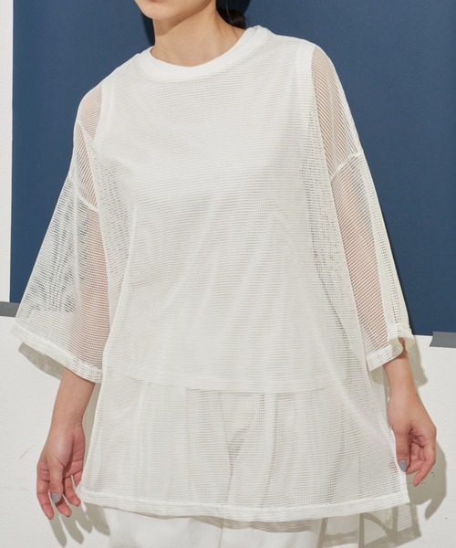 Libra Cue(リブラ キュー)の「ベーシックノースリーブカットソー(Tシャツ/カットソー・レディース・ブラック/ベージュ/アイボリー・FREE)」の11枚目の写真