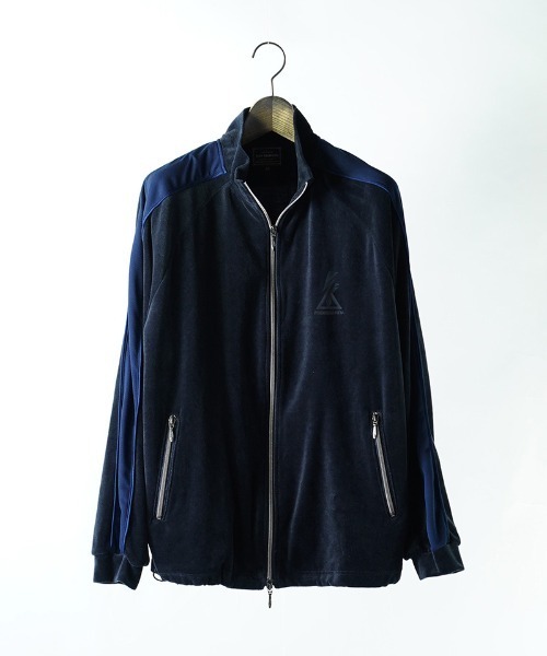 EGO TRIPPING(エゴトリッピング)の「mj8601-EGO×PROPA MICRO VELOUR SPORTS JACEKT ジャケット(ブルゾン・メンズ・グレー/ネイビー・46/48)」の10枚目の写真