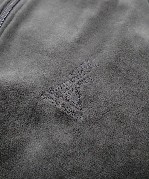 EGO TRIPPING(エゴトリッピング)の「mj8601-EGO×PROPA MICRO VELOUR SPORTS JACEKT ジャケット(ブルゾン・メンズ・グレー/ネイビー・46/48)」の16枚目の写真