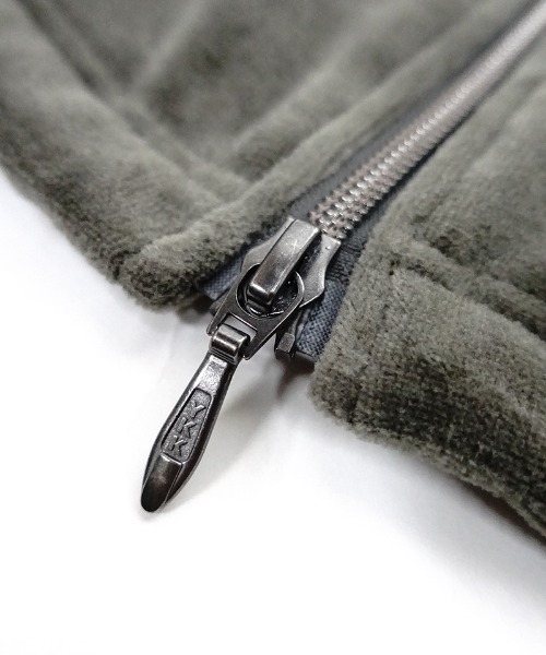 EGO TRIPPING(エゴトリッピング)の「mj8601-EGO×PROPA MICRO VELOUR SPORTS JACEKT ジャケット(ブルゾン・メンズ・グレー/ネイビー・46/48)」の18枚目の写真