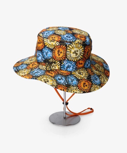 OVERRIDE（オーバーライド）の「OVERRIDE x CLOUDY BOONIE HAT（ハット・レディース・グリーン/ホワイト/オレンジ・58cm）」の6枚目の写真