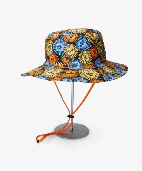 OVERRIDE（オーバーライド）の「OVERRIDE x CLOUDY BOONIE HAT（ハット・レディース・グリーン/ホワイト/オレンジ・58cm）」の7枚目の写真