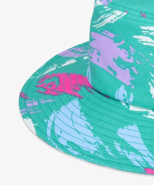 OVERRIDE（オーバーライド）の「OVERRIDE x CLOUDY BOONIE HAT（ハット・レディース・グリーン/ホワイト/オレンジ・58cm）」の8枚目の写真