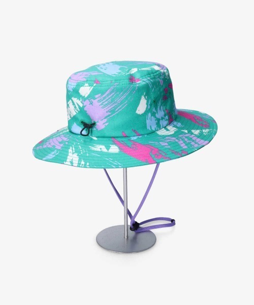 OVERRIDE（オーバーライド）の「OVERRIDE x CLOUDY BOONIE HAT（ハット・レディース・グリーン/ホワイト/オレンジ・58cm）」の9枚目の写真