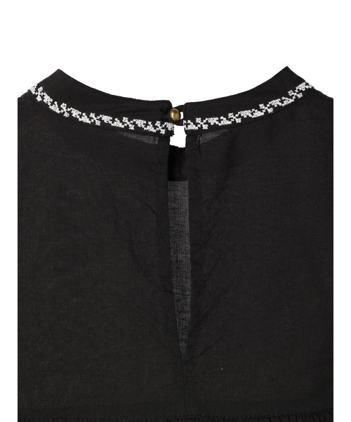 AMERICAN HOLIC(アメリカンホリック)の「ドルマン刺繍ブラウス(シャツ/ブラウス・レディース・ブラック/オフホワイト・L/M)」の8枚目の写真