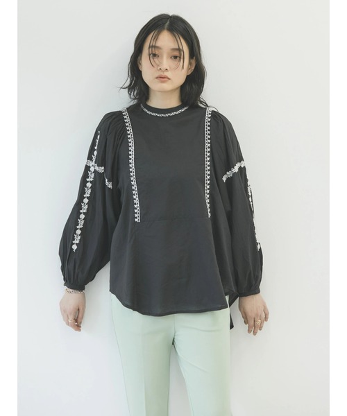 つる様ブラックシャツ111 TAAKK - OPEN COLLAR SHIRTS / オープンカラーシャツ (ブラック