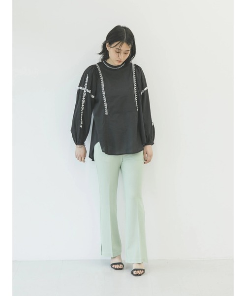 AMERICAN HOLIC(アメリカンホリック)の「ドルマン刺繍ブラウス(シャツ/ブラウス・レディース・ブラック/オフホワイト・L/M)」の17枚目の写真