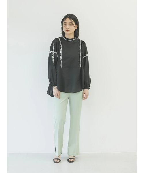 AMERICAN HOLIC(アメリカンホリック)の「ドルマン刺繍ブラウス(シャツ/ブラウス・レディース・ブラック/オフホワイト・L/M)」の16枚目の写真
