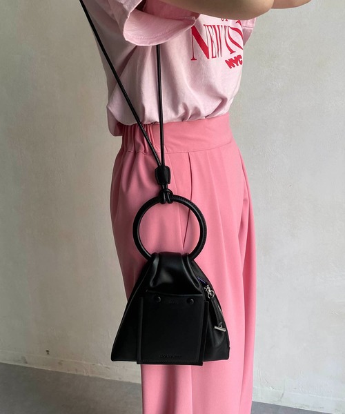 CAPRICIEUX LE'MAGE(カプリシューレマージュ)の「RIN S バッグ(ショルダーバッグ・レディース・ホワイト/イエロー/ブラック・FREE)」の3枚目の写真