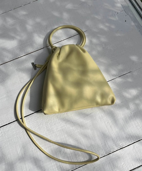 CAPRICIEUX LE'MAGE(カプリシューレマージュ)の「RIN S バッグ(ショルダーバッグ・レディース・ホワイト/イエロー/ブラック・FREE)」の4枚目の写真