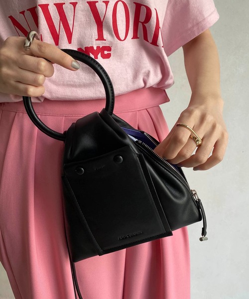 CAPRICIEUX LE'MAGE(カプリシューレマージュ)の「RIN S バッグ(ショルダーバッグ・レディース・ホワイト/イエロー/ブラック・FREE)」の8枚目の写真