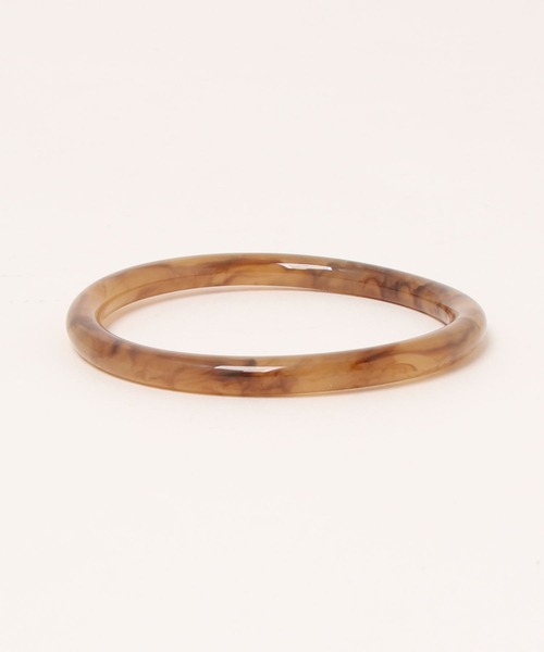 PairPair（ペアペア）の「マーブルバングル（バングル/リストバンド・レディース・アイボリー/ブラウン・フリー）」の4枚目の写真