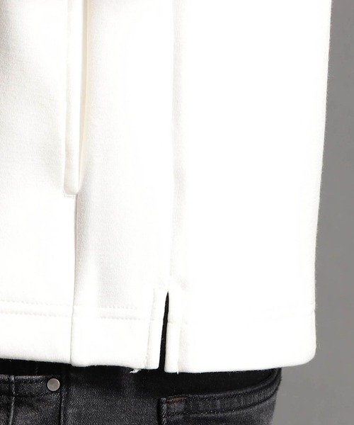 HIDEAWAYS NICOLE（ハイダウェイニコル）の「５分袖プルオーバーパーカ（パーカー・メンズ・ブラック/オフホワイト/ミント/チェック・MEDIUM/LARGE/X-LARGE）」の9枚目の写真