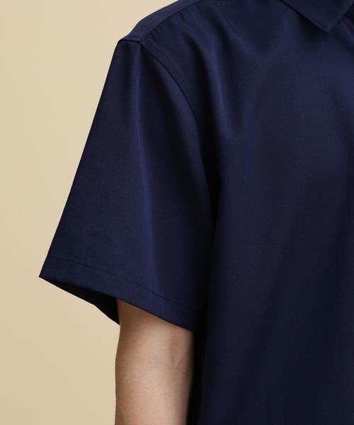 NANO universe(ナノユニバース)の「LB.04/スタンダードレギュラーカラーシャツ/半袖(シャツ/ブラウス・メンズ・ホワイト/ベージュ/ネイビー/スミクロ・S/M/L/XL)」の16枚目の写真