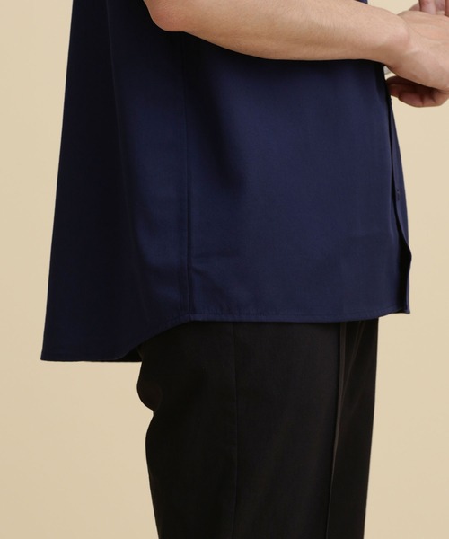 NANO universe(ナノユニバース)の「LB.04/スタンダードレギュラーカラーシャツ/半袖(シャツ/ブラウス・メンズ・ホワイト/ベージュ/ネイビー/スミクロ・S/M/L/XL)」の17枚目の写真