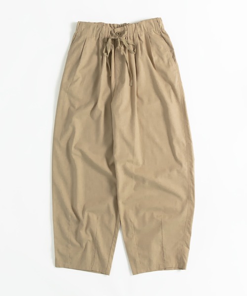 MUHET（ミュエータ）の「【セットアップ可能】コットンリネンワイドパンツ（その他パンツ・レディース・ブラック/ベージュ/カーキ・SMALL/MEDIUM/X-LARGE）」の6枚目の写真