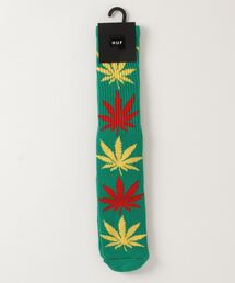 HUF（ハフ）の「【HUF】ハフ FLAIR PLANTLIFE LEAVES SOCK 靴下 ソックス SK00660（ソックス/靴下）」