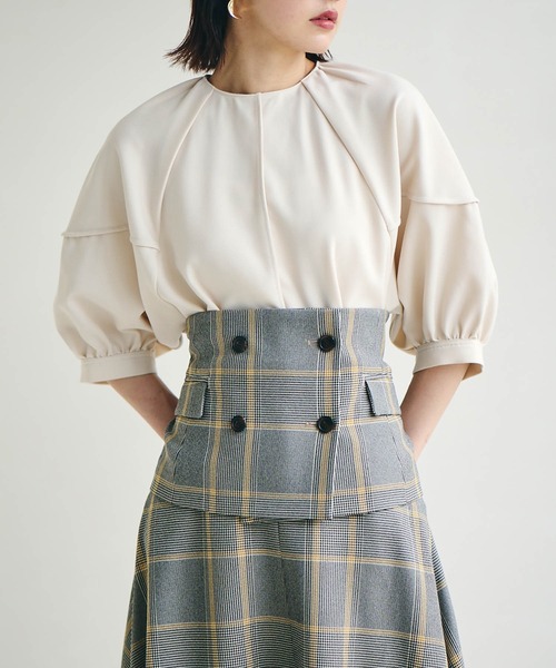 VIS(ビス)の「【Washable】エコウールタッチコルセット【sustainable】(ベルト・レディース・ブルー系その他/イエロー系その他・FREE)」の12枚目の写真