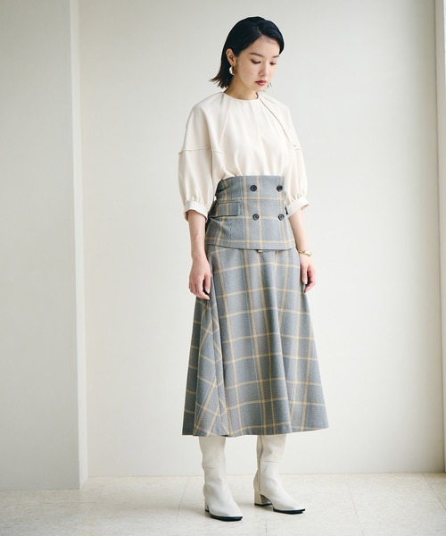 VIS(ビス)の「【Washable】エコウールタッチコルセット【sustainable】(ベルト・レディース・ブルー系その他/イエロー系その他・FREE)」の3枚目の写真