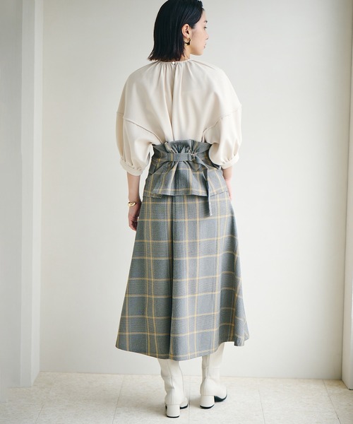 VIS(ビス)の「【Washable】エコウールタッチコルセット【sustainable】(ベルト・レディース・ブルー系その他/イエロー系その他・FREE)」の18枚目の写真