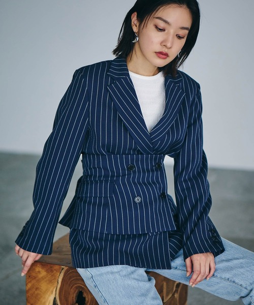 VIS(ビス)の「【Washable】エコウールタッチコルセット【sustainable】(ベルト・レディース・ブルー系その他/イエロー系その他・FREE)」の13枚目の写真