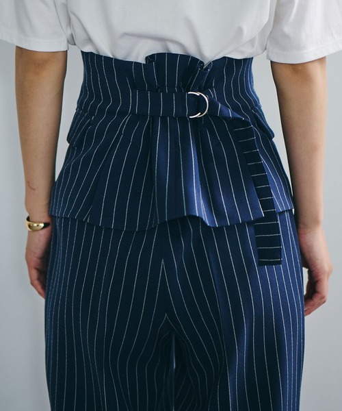VIS(ビス)の「【Washable】エコウールタッチコルセット【sustainable】(ベルト・レディース・ブルー系その他/イエロー系その他・FREE)」の10枚目の写真