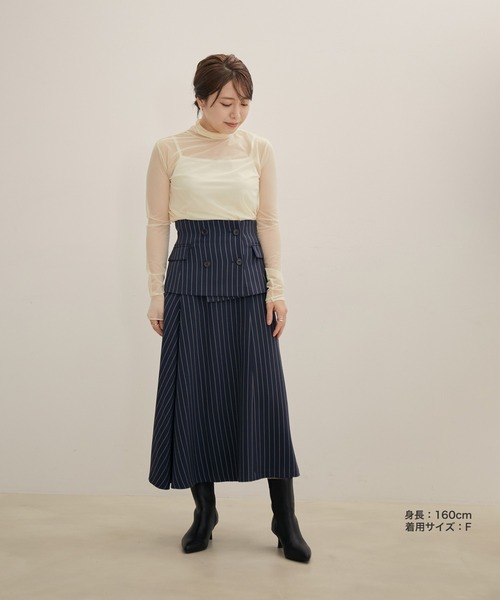 VIS(ビス)の「【Washable】エコウールタッチコルセット【sustainable】(ベルト・レディース・ブルー系その他/イエロー系その他・FREE)」の11枚目の写真