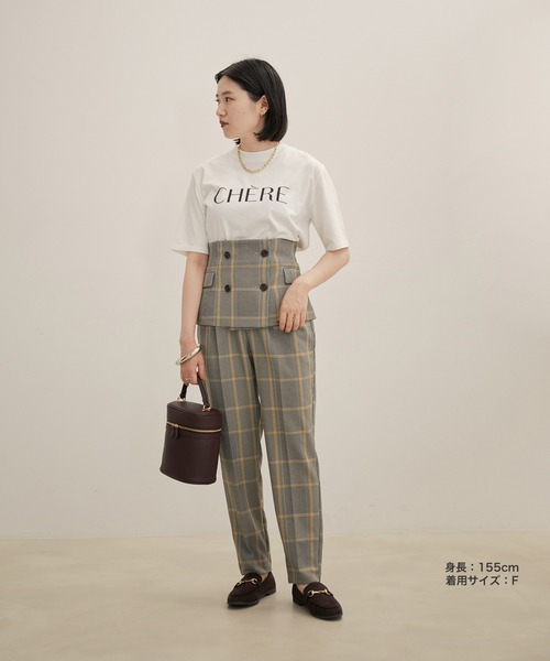 VIS(ビス)の「【Washable】エコウールタッチコルセット【sustainable】(ベルト・レディース・ブルー系その他/イエロー系その他・FREE)」の8枚目の写真