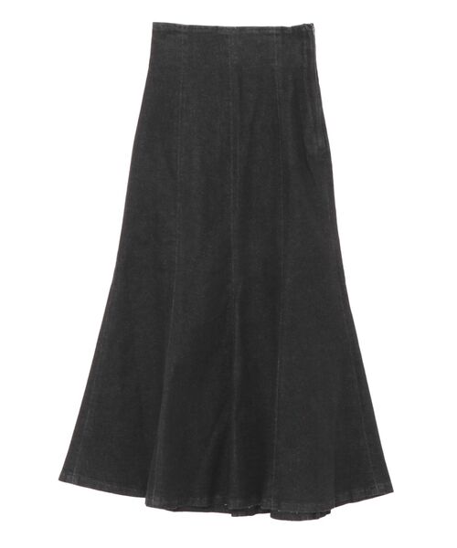 CIMARRON（シマロン）の「【CIMARRON】デニムマーメイドスカート（スカート・レディース・ブラック/ブラウン/ベージュ・SMALL/MEDIUM）」の2枚目の写真