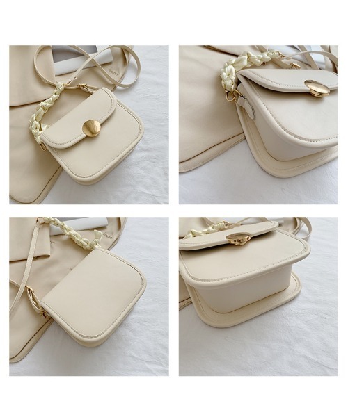 yuue' ( wear )(ユーイ)の「シンプルレザーショルダーバッグ(ショルダーバッグ・レディース・ブラック/ベージュ/オフホワイト・FREE)」の15枚目の写真