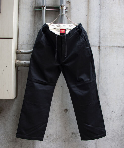 Dickies（ディッキーズ）の「【Dickies/ディッキーズ】ダブルニーイージーパンツ ワイドチノ チノパン ルーズフィット（チノパンツ・メンズ・ブラック/ベージュ/オリーブ・M/L/XL）」の2枚目の写真