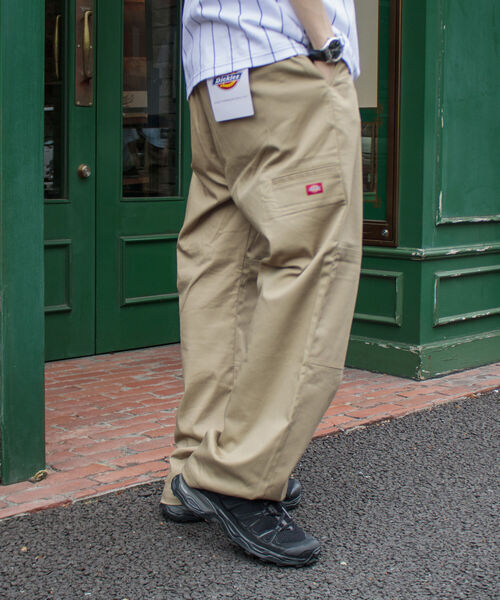 Dickies（ディッキーズ）の「【Dickies/ディッキーズ】ダブルニーイージーパンツ ワイドチノ チノパン ルーズフィット（チノパンツ・メンズ・ブラック/ベージュ/オリーブ・M/L/XL）」の12枚目の写真