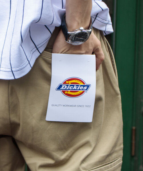 Dickies（ディッキーズ）の「【Dickies/ディッキーズ】ダブルニーイージーパンツ ワイドチノ チノパン ルーズフィット（チノパンツ・メンズ・ブラック/ベージュ/オリーブ・M/L/XL）」の21枚目の写真