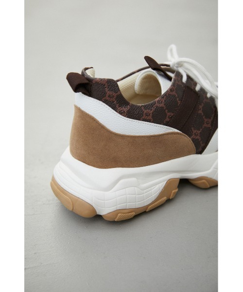 AZUL by moussy（アズールバイマウジー）の「CHAIN DESIGN SNEAKERS/チェーンデザインスニーカー（スニーカー・レディース・ブラウン系その他・SMALL/MEDIUM/LARGE）」の6枚目の写真