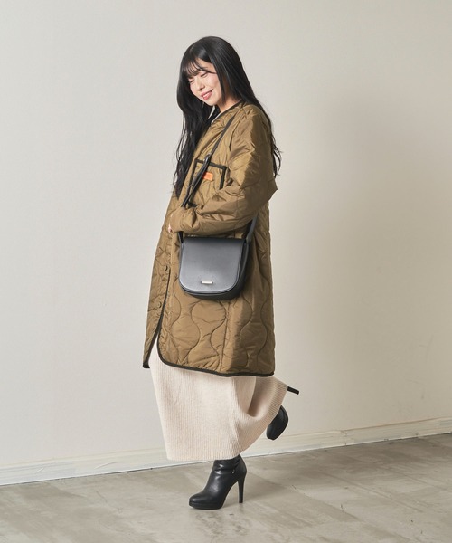 ADPOSION(アドポーション)の「ラウンド型ショルダーバッグ / フラップショルダーバッグ(ショルダーバッグ・レディース・ブラック/グレー/グリーン・FREE)」の17枚目の写真