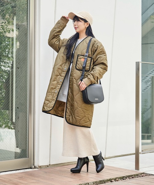 ADPOSION(アドポーション)の「ラウンド型ショルダーバッグ / フラップショルダーバッグ(ショルダーバッグ・レディース・ブラック/グレー/グリーン・FREE)」の14枚目の写真