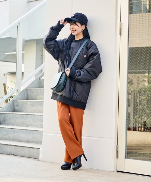ADPOSION(アドポーション)の「ラウンド型ショルダーバッグ / フラップショルダーバッグ(ショルダーバッグ・レディース・ブラック/グレー/グリーン・FREE)」の16枚目の写真