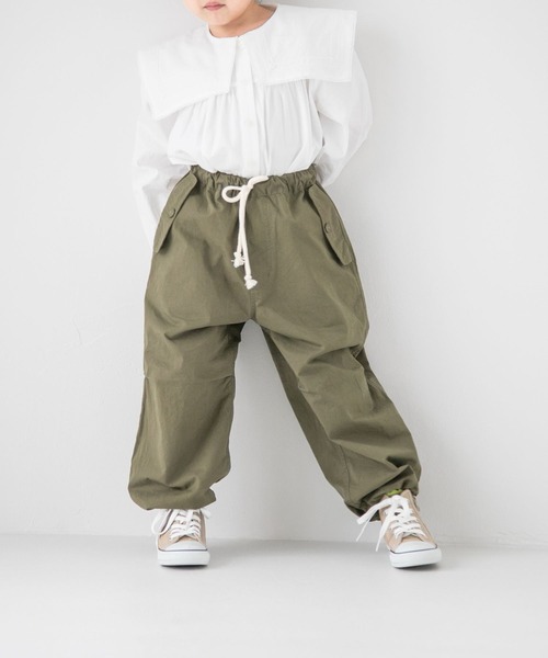 LOWRYS FARM(ローリーズファーム)の「コットンファティーグパンツ 162239(その他パンツ・キッズ・アイボリー/ブラック/カーキ・110cm/120cm/130cm/140cm/150cm)」の3枚目の写真