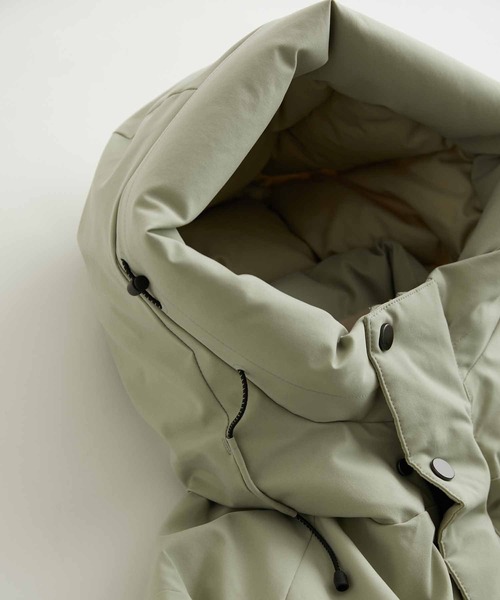 ADAM ET ROPE'（アダムエロペ）の「【ALLIED/アライド】ショートダウンジャケット/防水性/透湿性/保温性/ユニセックス（ダウンジャケット/コート・メンズ・ブラック/カーキ/ライトグリーン・S/M/L/XL）」の18枚目の写真