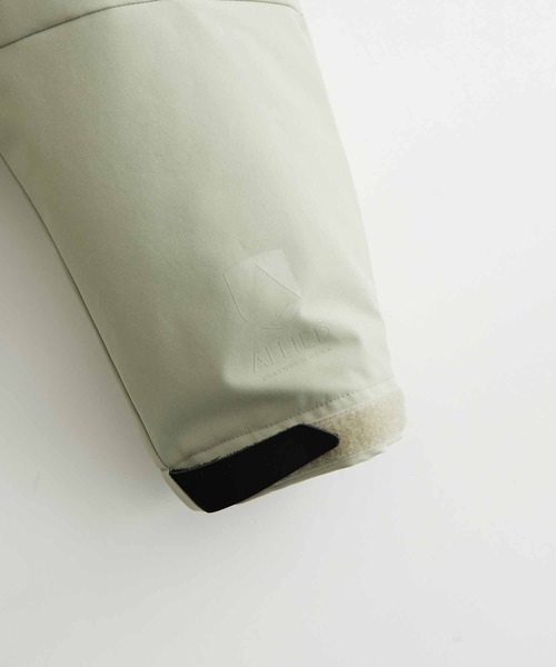 ADAM ET ROPE'（アダムエロペ）の「【ALLIED/アライド】ショートダウンジャケット/防水性/透湿性/保温性/ユニセックス（ダウンジャケット/コート・メンズ・ブラック/カーキ/ライトグリーン・S/M/L/XL）」の6枚目の写真