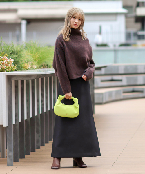 JOINT WORKS（ジョイントワークス）の「PLEATSリバーシブルニットプルオーバー（ニット/セーター・レディース・ブラウン/グレー/カーキ・FREE）」の18枚目の写真