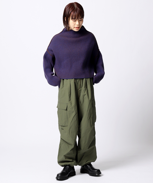 JOINT WORKS（ジョイントワークス）の「PLEATSリバーシブルニットプルオーバー（ニット/セーター・レディース・ブラウン/グレー/カーキ・FREE）」の22枚目の写真