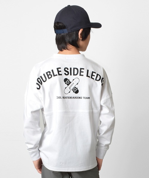 GLAZOS（グラソス）の「ドルマンスリーブバックプリントTシャツ（Tシャツ/カットソー・キッズ・ホワイト/チャコールグレー/エメラルド・140cm/150cm/160cm/170cm）」の9枚目の写真