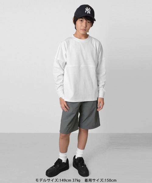 GLAZOS（グラソス）の「ドルマンスリーブバックプリントTシャツ（Tシャツ/カットソー・キッズ・ホワイト/チャコールグレー/エメラルド・140cm/150cm/160cm/170cm）」の11枚目の写真