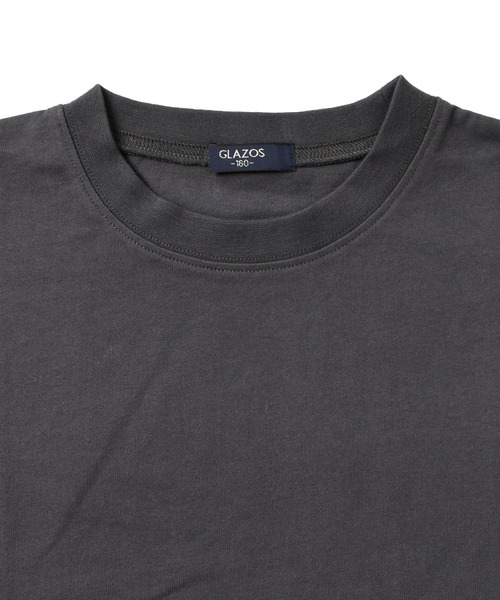 GLAZOS（グラソス）の「ドルマンスリーブバックプリントTシャツ（Tシャツ/カットソー・キッズ・ホワイト/チャコールグレー/エメラルド・140cm/150cm/160cm/170cm）」の5枚目の写真