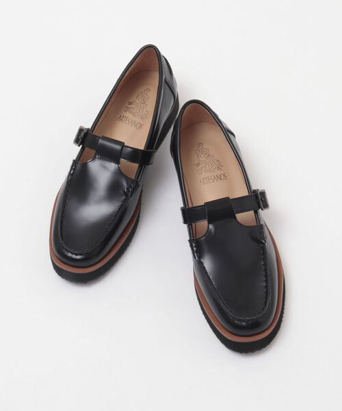 ARTESANOS（アルテサノス）の「【ARTESANOS/アルテサノス】◇【WEB限定】Tストラップローファー（ローファー・レディース・ブラック・36/37/38）」の5枚目の写真