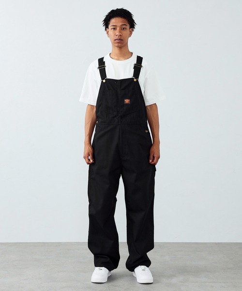 EDWIN(エドウィン)の「EDWIN エドウィン オーバーワークスファクトリー オーバーオール OWF サロペット(サロペット/オーバーオール・メンズ・カーキ/オリーブ/ブラック/ノンウォッシュ・MEDIUM/X-LARGE/LARGE/SMALL)」の5枚目の写真