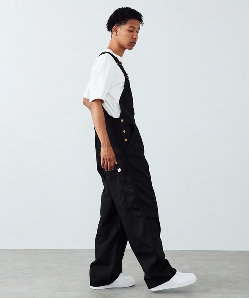 EDWIN(エドウィン)の「EDWIN エドウィン オーバーワークスファクトリー オーバーオール OWF サロペット(サロペット/オーバーオール・メンズ・カーキ/オリーブ/ブラック/ノンウォッシュ・MEDIUM/X-LARGE/LARGE/SMALL)」の7枚目の写真